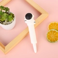 White astronaut stress-relief pen with cute 3D character design and soft grip - NASA Astronaut Black