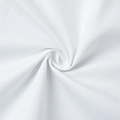 Detail shot of white high-density fabric texture with soft drapery and fine weave finish - S / White