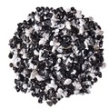 Irregular black and white spotted zebra stone beads for DIY jewelry making - Black and White Zebra Stone