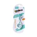 Blue suction cup baby toothbrush with 0.08mm soft bristles for toddlers aged 0-3 - Green