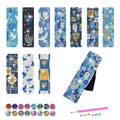 Hanukkah 10-piece DIY diamond painting bookmark set with Menorah and Star of David - Hanukkah Theme