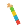 Unicorn fidget pop-it bracelet made of soft rainbow silicone for stress relief - Unicorn Green Yellow Blue Red