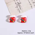 Cartoon red resin Christmas stocking charm for DIY festive accessories and hair crafts - Christmas Stocking Shoe