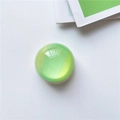 Round green and yellow gradient crystal ball cell phone expanding grip stand - Green Apple Crystal Ball