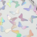 Holographic butterfly sequins in mixed colors for party decorations and DIY crafts - Butterfly Shape / 100 Pieces / Holographic Color