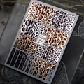 Adesivi per unghie con stampa leopardata, modello EM-002, varie trame e stili diversi - Stile Leopardato Metallico