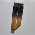 Legging de fitness taille haute dégradé avec effet froncé aux fesses noir et bronze - Café Noir