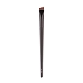 Angled eyebrow makeup brush with black handle and A-101 model print on white background - Large Blade Brow Eyeliner Brush