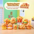 Figura de Capibara en resina estilo postre de hamburguesa para escritorio - Serie Pastelería de Carpincho 8 piezas / 1pc Aleatorio