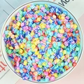Colorful mixed uppercase letter cube beads in a white bowl for DIY jewelry making - Alphabet / 100g Pack