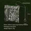 6-piece clear teardrop ornaments 130mm acrylic ice drops for Christmas tree decoration - Teardrop Pendant / 130mm