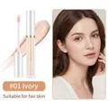 Liquid concealer in #01 Ivory White with sponge applicator for flawless skin coverage - 01# Ivory White
