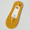 Ginger yellow seamless ice silk invisible socks with ultra-thin cuttable design - One Size / Mango Yellow