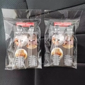 Bâtonnets à miel en plastique transparent sous emballage individuel, lot de 2 pièces - Pack de 1 paire / Vert foncé