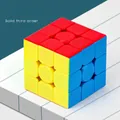 Professional 3x3 speed cube with stickerless solid colors for beginner puzzle training - 3x3 Upgraded Stickerless