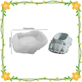 Car shaped DIY silicone mold for candle making and resin casting with size dimensions - NO.1 Car