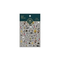 5D Halloween nail stickers featuring pumpkins and ghosts on green backing card TS-1815 - Midnight Revelry (TS-1815)