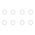 Silver stainless steel open jump rings set of 8 pieces for jewelry making DIY - Open Jump Rings 1.0x8mm (200pcs/Bag) / Steel