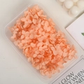 Preserved hydrangea petals in vibrant orange color stored in a clear craft box - 5g / Coral Pink