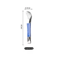 Pinza de cocina de 9 pulgadas en acero inoxidable con ranuras para barbacoa - 9 Pulgadas