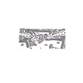 White paisley print headband with twist knot design for sports and yoga fashion - 20#