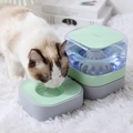 Automatische waterdispenser voor katten en kleine honden in munt en grijs - Enkele Kom (Groen)