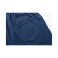 Dark blue athletic shorts featuring breathable mesh fabric and a rear pocket detail - Dark Blue (Detail 4)