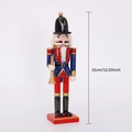 Detailed 31cm Christmas nutcracker soldier holding a trumpet with size dimensions - HB1130 Trumpet