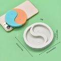 Molde de silicona Yin Yang Tai Chi para manualidades con medidas y peso especificados - Estilo Tai Chi Yin Yang (1)