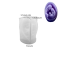 DIY Holy Family silicone mold for 3D candles and resin crafts, 7.9cm height size - Holy Family