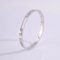 【55】silver With Three Sliding Diamonds