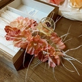 Pink lily hair claw clip with delicate feathers and elegant fabric petals for women - Rose Red Rhinestone Flower Feather Claw Clip (100#)