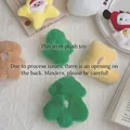 Plush Christmas tree and gingerbread man charms for holiday ornaments and DIY decor - Notice Do Not Purchase
