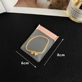 Pink frosted EVA anti-oxidation jewelry pouch 6x8cm size for earrings and bracelets - Pink Frosted / 6*8cm