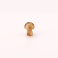 Polished mushroom-shaped crystal carved from natural agate with warm earthy textures - Crazy Agate / 15*20mm