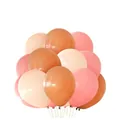 Rainbow bohemian party balloon set with 18 pieces in blush pink and caramel warm tones - Balloons 18PCS-Rainbow