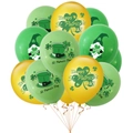 Set di palloncini San Patrizio con trifogli verdi, gnomi portafortuna e decori irlandesi - Set A