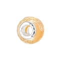 Champagne gold faceted resin charm bead with silver S925 core for DIY jewelry bracelets - Style 32 (Champagne Gold)