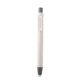 Gomma a scatto in stile penna minimalista in bianco sporco con dettagli grigio scuro - Gomma Grigia