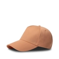 Classic light orange solid color baseball cap in durable cotton twill finish - Orange