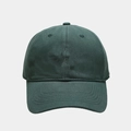 Classic dark green soft cotton twill baseball cap for men and women in solid color - Dark Green