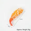 Realistisches PVC Tempura Garnelen Modell 9.5cm Länge und 3cm Breite Lebensmittel Replika - Panierte Tempura Garnele - Modell