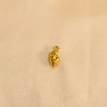 Golden conch shell pendant accessory in stainless steel for DIY jewelry making - Small Solid Conch (19mm)