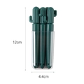 Set di 4 clip per alimenti a forma di cactus verde scuro, altezza 12cm per sacchetti - Cactus-Set da 5 / Verde Scuro