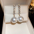 Golden Long Pearl Zirconia Style (11#)