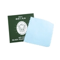 Silver polishing cloth with cleaning solution and green packaging for jewelry care - 8x8cm Silver Polishing Cloth