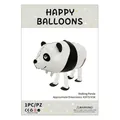 Walking panda animal balloon made of aluminum foil for kids party, 43x73.5cm size - Walking Panda