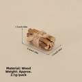 Miniature wooden firewood bundle for Christmas scenes, 3.2cm decorative wood accessory - No.17 - 3.2cm Firewood Bundle Model
