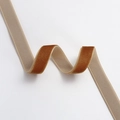 Double-sided 9mm velvet ribbon in brown and beige for DIY gift wrapping bows - Khaki (026#) 9mm 10 Yards/Roll