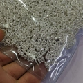 Perline distanziatrici traforate in argento per gioielli fai-da-te con motivi floreali - 4*5mm / Argento